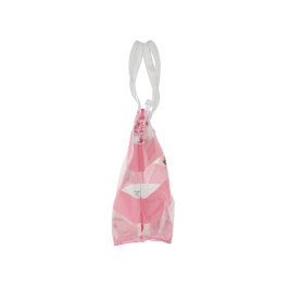 Bolso Mujer Minnie Mouse Beach Rosa Transparente
