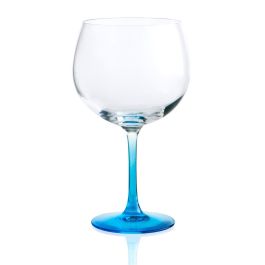 Luminarc Copa Combinado Vidrio Pie Azul Fiesta 71,5 cL (6 Unidades) Fabricado en Francia Apto Lavavajillas Precio: 27.50000033. SKU: S2704447
