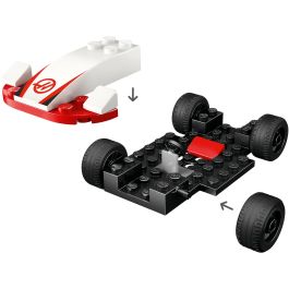 LEGO 60464 City Coches de Carreras F1 Williams Racing y Haas - Juguete para 4+ Años