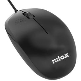 Nilox MOUSB1012 Ratón USB Óptico 1200DPI Negro Nilox MOUSB1012 Ratón USB Óptico 1200DPI Negro