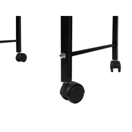 Q-connect Carrito para Carpetas Colgantes Folio con Ruedas y Bandeja Extraible Negro 450 x 650 x 540 mm