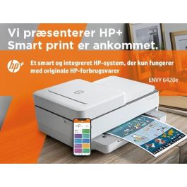 HP ENVY 6420e Impresora Multifunción Inyección Tinta Térmica WiFi Bluetooth ADF HP+ 4800x1200ppp 10ppm A4