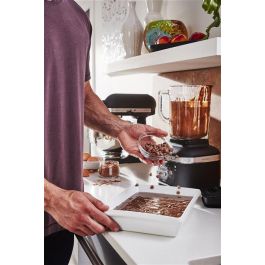 Kitchenaid Batidora de Vaso K400 5KSB4026 Negra de Hierro Fundido - Potente Motor para Batidos Cremosos y Homogéneos