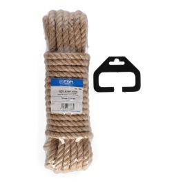 Edm Cuerda de Yute Natural 3 Cabos, Calibre 10 mm x 10 m