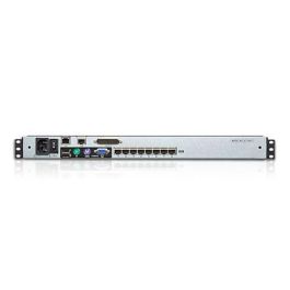 Aten KL1508Ai Consola LCD KVM Dual Rail con Switch Integrado por IP Multi-Interfaz Cat 5 de 8 Puertos