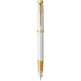 PARKER Pluma Estilográfica IM Premium Pearl G.C. Azul en Estuche de Regalo Precio: 97.79000022. SKU: B19TSJQCNV