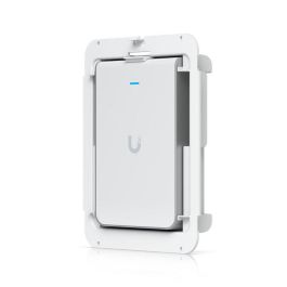 Ubiquiti U7 Pro Wall Soporte de Montaje Empotrado Pintable, Policarbonato Blanco, Instalación Discreta