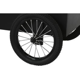 Carro de Jardín Home ESPRIT Negro Natural 106,5 x 51 x 114,5 cm