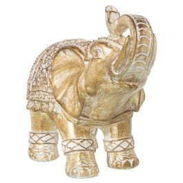 Figura Decorativa Alexandra House Living Dorado Acrílico Plástico Melamina Elefante 23 x 10 x 18 cm