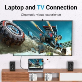 Vention HAHBH Cable Conversor Mini Displayport Macho a HDMI Macho 2m Negro