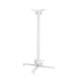 Vivolink Soporte a techo para proyector máx. 35kg ajustable 60.5-90.5cm 360º blanco Vivolink Soporte a techo para proyector máx. 35kg ajustable 60.5-90.5cm 360º blanco