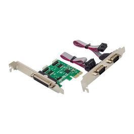 MicroConnect MC-PCIE-MCS1P2S Tarjeta PCIe 1 Puerto Paralelo DB25 y 2 Puertos Serie DB9 para Conectar Periféricos