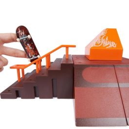 Tech Deck 6070357 Pyramid Shredder 2.0 Juego de Rampas para Skateboarding y Miniparque Modular con Fingerboard Toy Machine Tech Deck 6070357 Pyramid Shredder 2.0 Juego de Rampas para Skateboarding y Miniparque Modular con Fingerboard Toy Machine