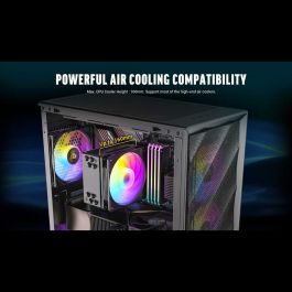Antec AX85 ARGB Midi Tower Negro - Caja PC con 3 Ventiladores Frontales 120mm