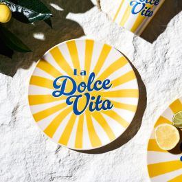 Plato Postre Polipropi Home Deco Factory diámetro 20 cm 