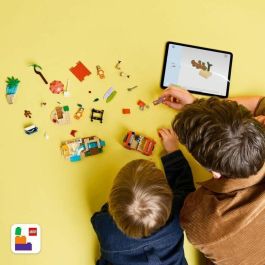 Lego Bluey Excursión Familiar a la Playa con Bluey, Bingo y Mamá, Juguete Interactivo Preescolar +4 años