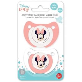 Set de 2 chupetes anatómicos Minnie Disney +6 meses Set de 2 chupetes anatómicos Minnie Disney +6 meses