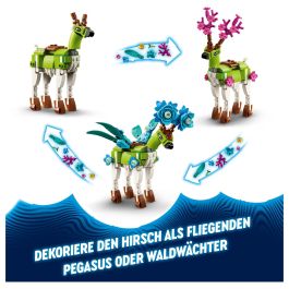 Lego DREAMZzz 71459 Establo de Criaturas de Ensueño, Juguete de Granja con Figura de Ciervo 2 en 1