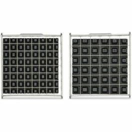 Livoo MEN410 Cortador de Papas Fritas de Acero Inoxidable con 2 Rejillas, Patas Antideslizantes y Ventosa