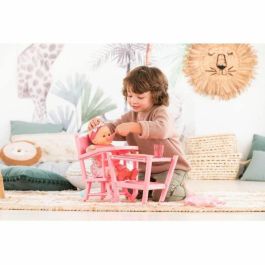 Corolle - Silla rosa alta - Accesorio de comidas - para Poupon 36 y 42 cm - 3 años