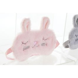 DKD Home Decor Antifaz para Niños Poliéster Gris y Rosa, 19.5x14.5x1 cm (24 Unidades, Surtido Aleatorio)