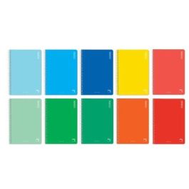 Pacsa Bloc Basic 80H 12º 60 gr 4x4 mm, Tapas Cartón, Pack 10 Ud, Colores Surtidos Precio: 6.50000021. SKU: B1G8MSFPDV