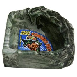 ZooMed Repti Rock Corner Grande - Bebedero para Reptiles, Lavable en Lavavajillas, Ideal para Pitones Bola