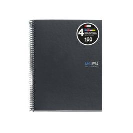 Miquelrius Cuaderno Espiral A5+ 160H 70 gr Cuadrícula 5x5 mm Microperforado 4 Bandas Color Grafito Precio: 6.69000046. SKU: S8422257