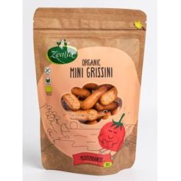 ZEALIA Mini Grissini Mediterráneos Colines con Tomate y Orégano Bio Sin Gluten 75g Vegano Masa Madre Precio: 3.5000004. SKU: B15ZAF6XCZ