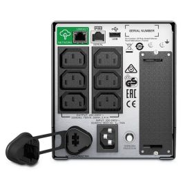 APC SMT750IC Smart-UPS SAI, 750 VA / 500 W, SmartSlot, USB, Gestión Remota, Protección Datos y Batería Reemplazable