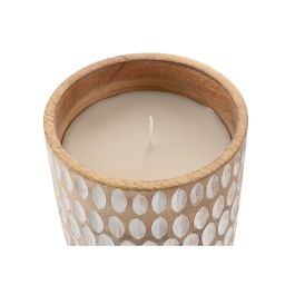 DKD Home Decor Vela Tropical de Cera de Soja y Mango Marrón Claro 770 gr 12x12x16 cm