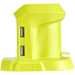 Ryobi R18USB Cargador USB 18V con 2 Puertos para Batería ONE+
