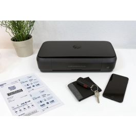 HP OfficeJet 250 Impresora Multifunción Portátil (Imprime, Escanea, Copia) con Wi-Fi Direct y Batería de Larga Duración
