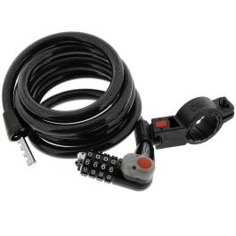 Burg Wachter 230 180 L Candado para bicicleta de código, 180 cm, 12 mm acero, con LED Burg Wachter 230 180 L Candado para bicicleta de código, 180 cm, 12 mm acero, con LED