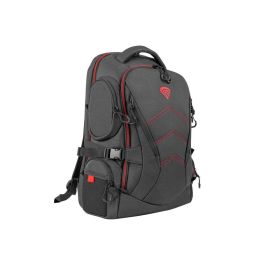 GENESIS Pallad 550 Mochila para Gaming 43,9 cm (17.3") Negro, Rojo con Compartimento para Portátil y Accesorios