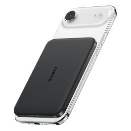 Anker A1665 Nano Powerbank 5000mAh 15W Magnetisch Slim Ultra-Slim 0.86cm Flach Qi2 Cargador Inalámbrico Negro