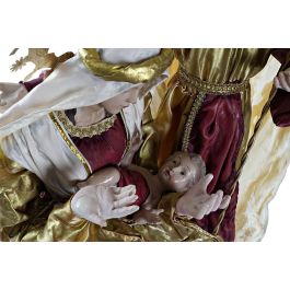 Nacimiento Navidad Moderna DKD Home Decor Azul Dorado 28 x 90 x 48 cm