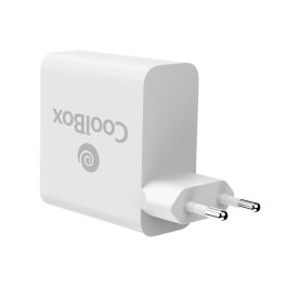 Cargador de Pared CoolBox COO-CUAC-100P Blanco 100 W