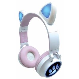 Auriculares 2 en 1 con orejas para gatos para escuchar su música inalámbrica en Bluetooth 5.0