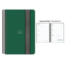 Agenda Anual (2026) Senfort Unicolor Espiral Tapa Pp Con Goma 160X235 S/V Verde Oscuro Agenda Anual (2026) Senfort Unicolor Espiral Tapa Pp Con Goma 160X235 S/V Verde Oscuro Precio: 12.50000059. SKU: B1EGL34JEK