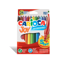 Carioca Rotulador Joy Punta Fina Colores Surtidos Estuche 24 Unidades