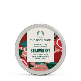 The Body Shop Estuche Regalo Strawberry 4 piezas: Gel Ducha 60ml, Crema Corporal 50ml, Crema Manos 30ml, Neceser Vegano para Piel Suave Mujer The Body Shop Estuche Regalo Strawberry 4 piezas: Gel Ducha 60ml, Crema Corporal 50ml, Crema Manos 30ml, Neceser Vegano para Piel Suave Mujer