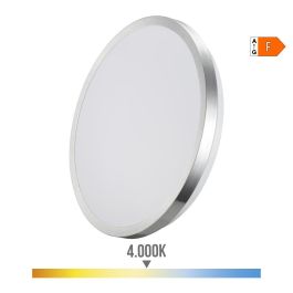 Aplique super led de superficie marco cromado 12 W 1160 lm 4000 k ø26 x 4,5 cm