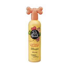 Pet Head Birthday Sparkle Champú para Mascotas: Piel y Pelaje Sano y Brillante, Nutre e Hidrata. Aroma Algodón de Azúcar 300 ml