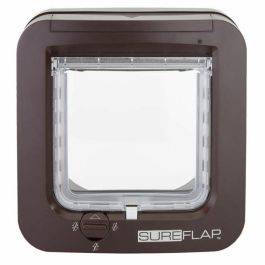 Sureflap Solapa Electrónica para Gato con Lector de Microchip y Acceso Selectivo, Memoriza hasta 32 Gatos, Marrón Sureflap Solapa Electrónica para Gato con Lector de Microchip y Acceso Selectivo, Memoriza hasta 32 Gatos, Marrón