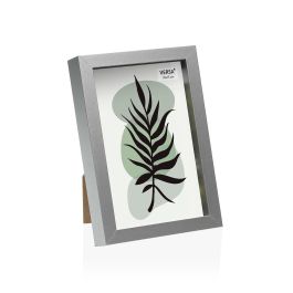 Versa Portafoto Plateado 10x15 Madera MDF (4 Unidades)