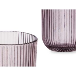 Vaso Bajo Rosa Rayas 270 ml - Cristal - Vivalto - 7.5x9.2x7.5 cm (24 Unidades) Vaso Bajo Rosa Rayas 270 ml - Cristal - Vivalto - 7.5x9.2x7.5 cm (24 Unidades)