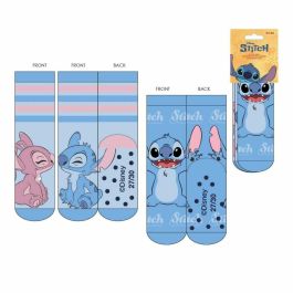 Cerdá Calcetín antideslizante infantil Stitch con aplicaciones T.31/34 MULTICOLOR