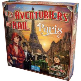 Asmodee ASM0824968220665 Rail Adventurers Paris - Juego de Mesa Familiar para Niños y Adultos a Partir de 8 Años