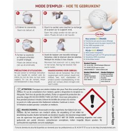 Rubson Sensation 2 3 en 1 Pestañas de potencia Recarga perfumada Sensation Fruits, difunde continuamente una nota floral